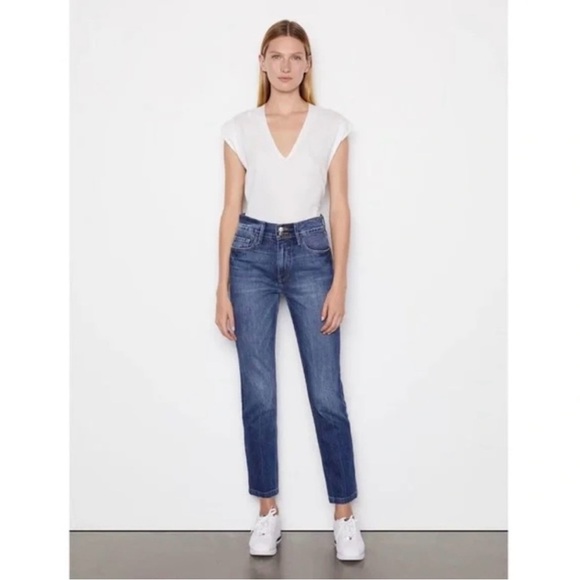 Frame Denim Heritage Le Sylvie Slender Straight Leg Jeans - Size 25 - Picture 1 of 14